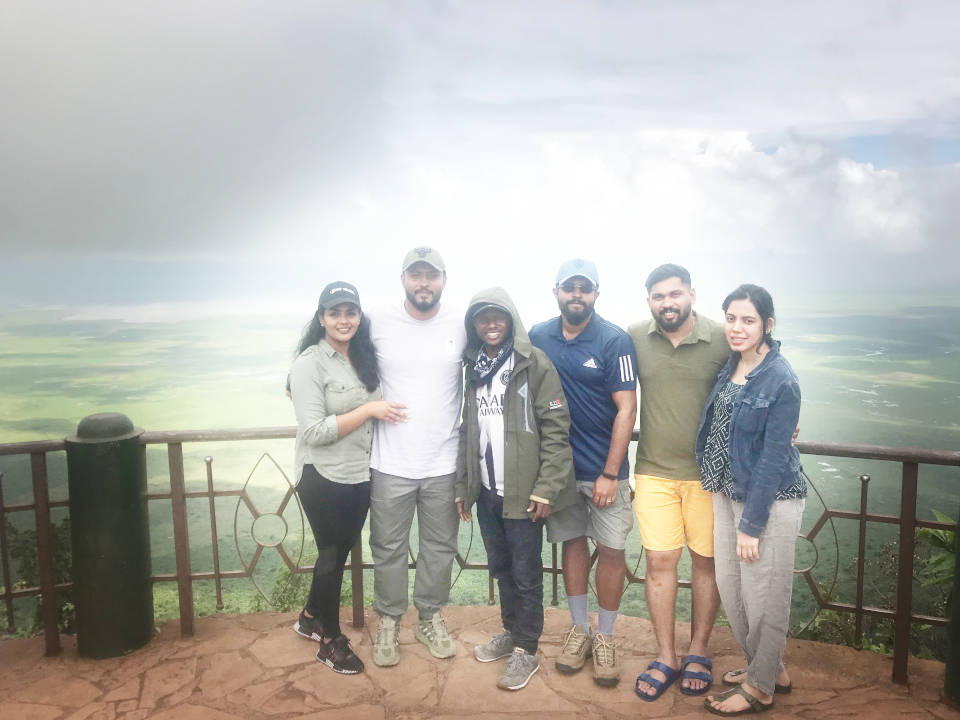 Maricky's Safaris - With clients at Ngorongoro Crater