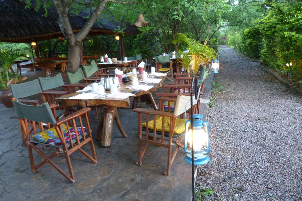 Maricky's Safaris - mikumi national park/marickys safaris mikumi dinner tables